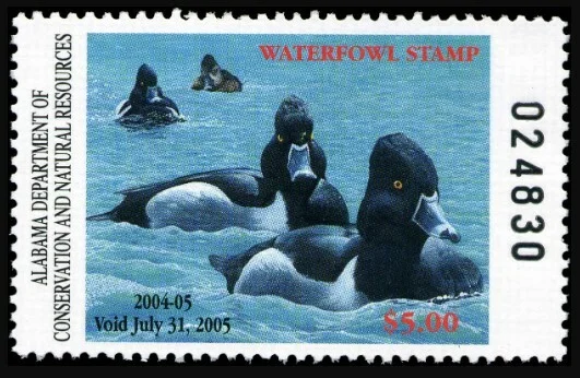Alabama Waterfowl Stamp 2004