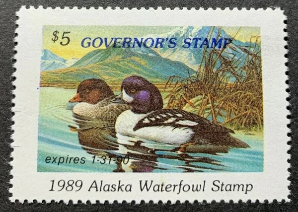 Alaska Waterfowl Governor's Stamp 1989