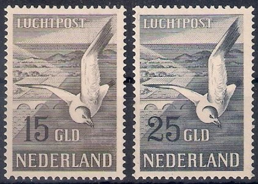 Netherlands, 1951, Michel 576-577